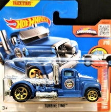 Load image into Gallery viewer, Hot Wheels 2016 TURBINE TIME Blue #147 HW HOT TRUCKS 7/10 NEW 
