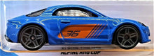 Load image into Gallery viewer, Hot Wheels 2020 Alpine A110 Blue #80 HW Race Day 3/10 New Long Card
