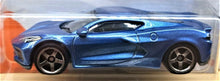 Load image into Gallery viewer, Matchbox 2020 Corvette C8 Blue #47 MBX Highway New Long Card
