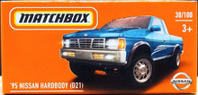 Load image into Gallery viewer, Matchbox 2021 &#39;95 Nissan Hardybody (D21) Teal MBX Off-Road #38/100 New Sealed
