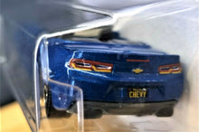 Load image into Gallery viewer, Matchbox 2018 &#39;16 Chevy Camaro Convertible Blue #11 MBX Road Trip 9/35 New
