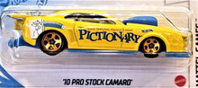 Load image into Gallery viewer, Hot Wheels 2021 &#39;10 Pro Stock Camaro Yellow #149 Mattel Games 5/5 New Long Card
