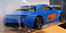 Load image into Gallery viewer, Hot Wheels 2020 Alpine A110 Blue #80 HW Race Day 3/10 New Long Card
