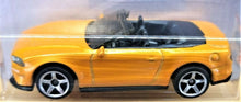 Load image into Gallery viewer, Matchbox 2019 &#39;18 Ford Mustang Convertible Light Orange #4 MBX Road Trip 1/20
