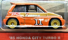 Load image into Gallery viewer, Hot Wheels 2020 &#39;85 Honda City Turbo II Orange Japan Historics 3 2/5 Car Culture
