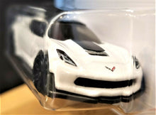 Load image into Gallery viewer, Hot Wheels 2020 Corvette C7 Z06 White #200 Factory Fresh 5/10 New Long Card
