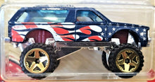 Load image into Gallery viewer, Hot Wheels 2020 Chevy Blazer 4x4 Blue Stars &amp; Stripes 5/10 New Long Card
