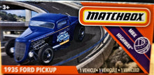 Load image into Gallery viewer, Matchbox 2020 1935 Ford Pick-Up Blue #51 MBX Highway New Sealed Box
