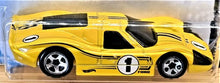 Load image into Gallery viewer, Hot Wheels 2021 &#39;67 Ford GT40 MK.IV Yellow #106 HW Race Day 8/10 New Long Card
