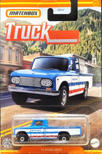Load image into Gallery viewer, Matchbox 2021 &#39;62 Nissan Junior Blue Truck Series #8/12 New Long Card
