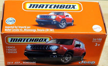 Load image into Gallery viewer, Matchbox 2021 2019 Jeep Renegade Red #26/100 MBX Off-Road New Sealed Box
