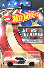 Load image into Gallery viewer, Hot Wheels 2020 AMC Javelin AMX White Stars &amp; Stripes 1/10 New Long Card
