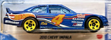 Load image into Gallery viewer, Hot wheels 2020 &#39;10 Chevy Impala Blue #209 HW Race Team 2/5 New Long Card
