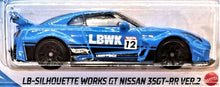 Load image into Gallery viewer, Hot Wheels 2021 LB-Silhouette Works GT Nissan 35GT-RR Ver2 Blu #204 HW J-Imports
