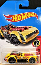 Load image into Gallery viewer, Hot Wheels 2017 Piledriver Yellow #209 HW Daredevils 10/10 New Long Card
