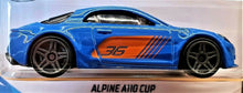 Load image into Gallery viewer, Hot Wheels 2020 Alpine A110 Blue #80 HW Race Day 3/10 New Long Card
